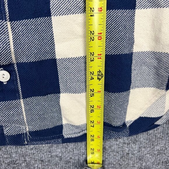 The Nutter Mens Long‎ Sleeve Flannel Plaid Button Down Shirt USA Small - Picture 7 of 9